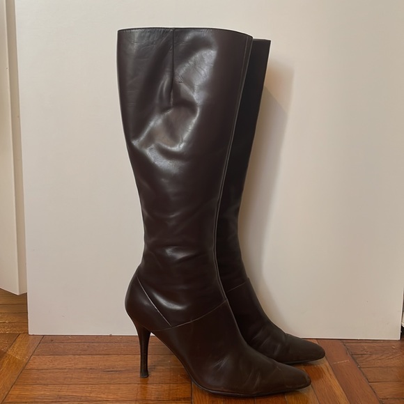 Knee-high, pointed toe, high-heeled boots - Picture 2 of 8